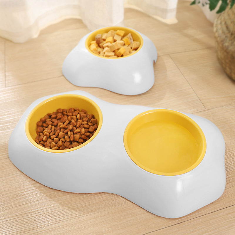 Egg-shaped Pet Bowl Drinking Water Bowl