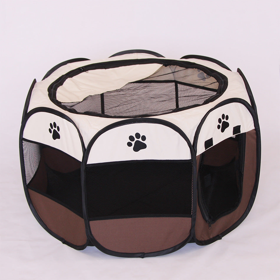 Folding Octagonal Pet Fence Oxford bag