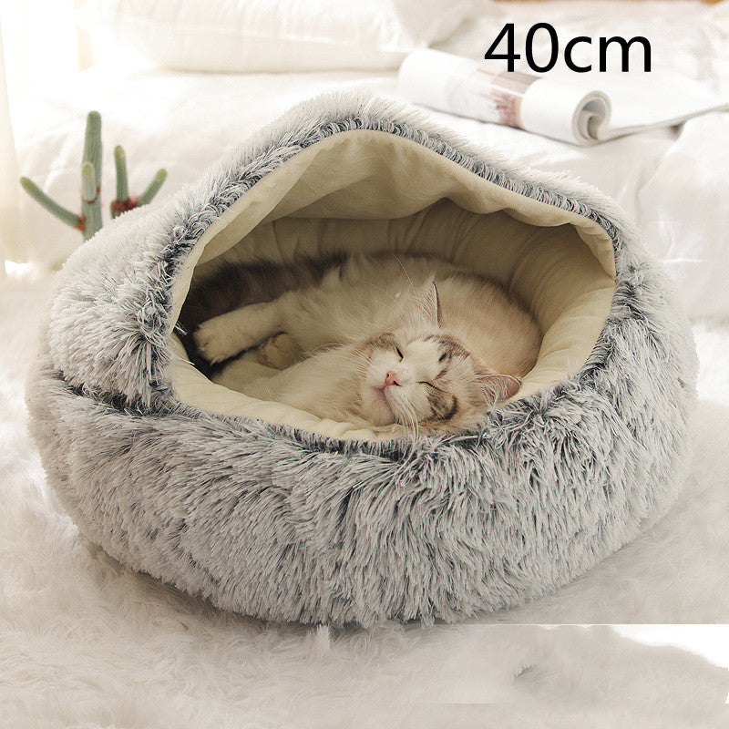 2 In 1 Soft Long Plush Bed