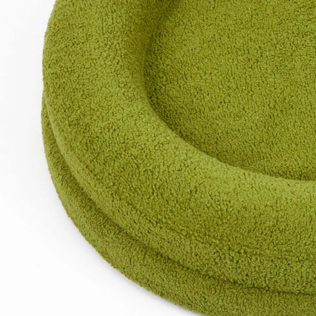Household Solid Color Leisure Pet Round Bed