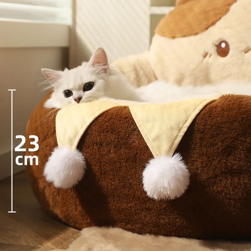 Cats Sofa Round Mattress Bed