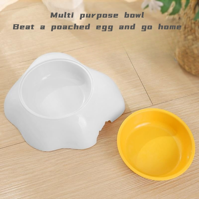 Egg-shaped Pet Bowl Drinking Water Bowl