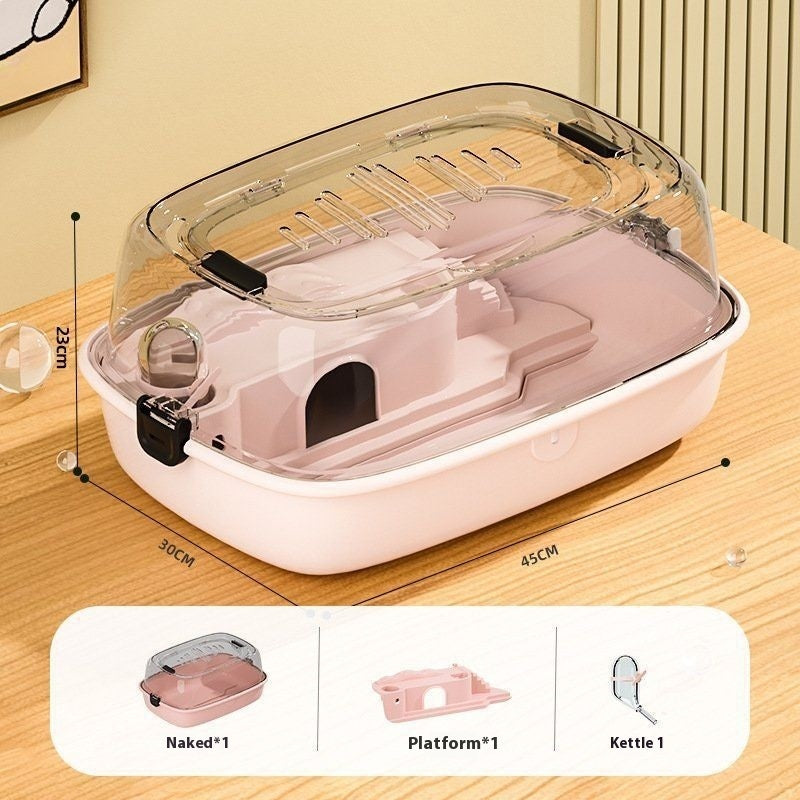Hamster Oversized Transparent Acrylic Cage