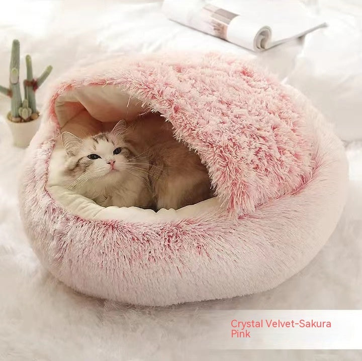 2 In 1 Soft Long Plush Bed
