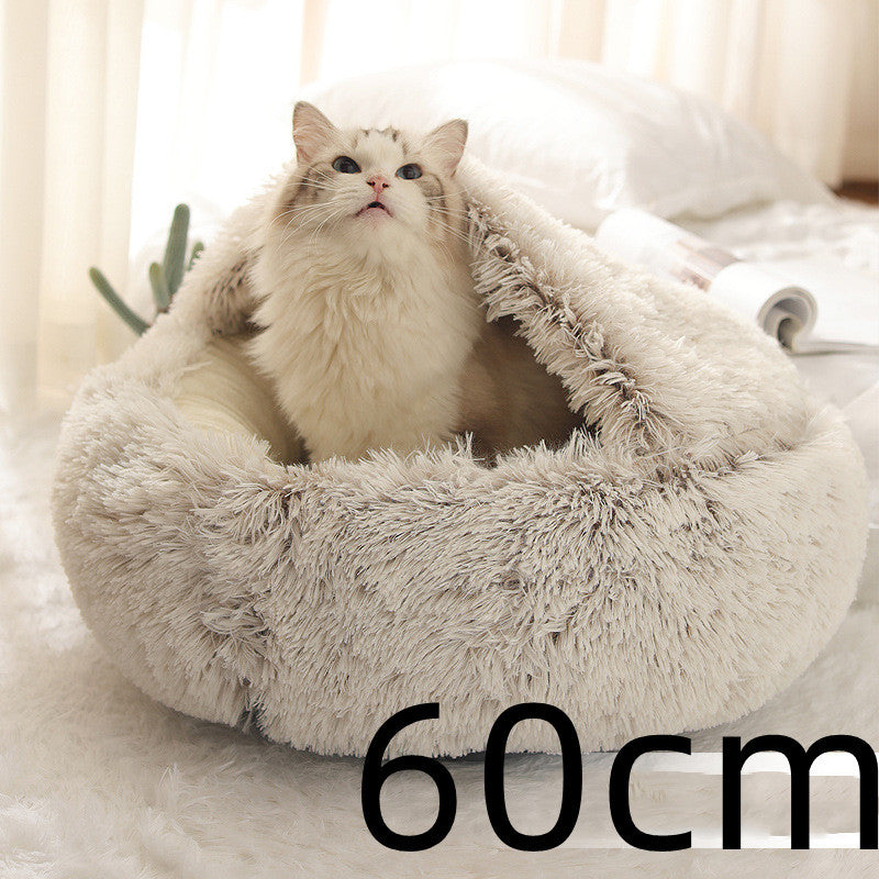 2 In 1 Soft Long Plush Bed