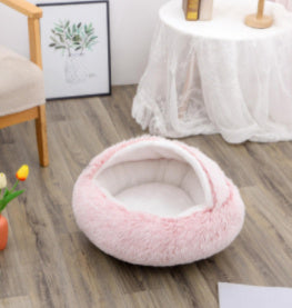 2 In 1 Soft Long Plush Bed