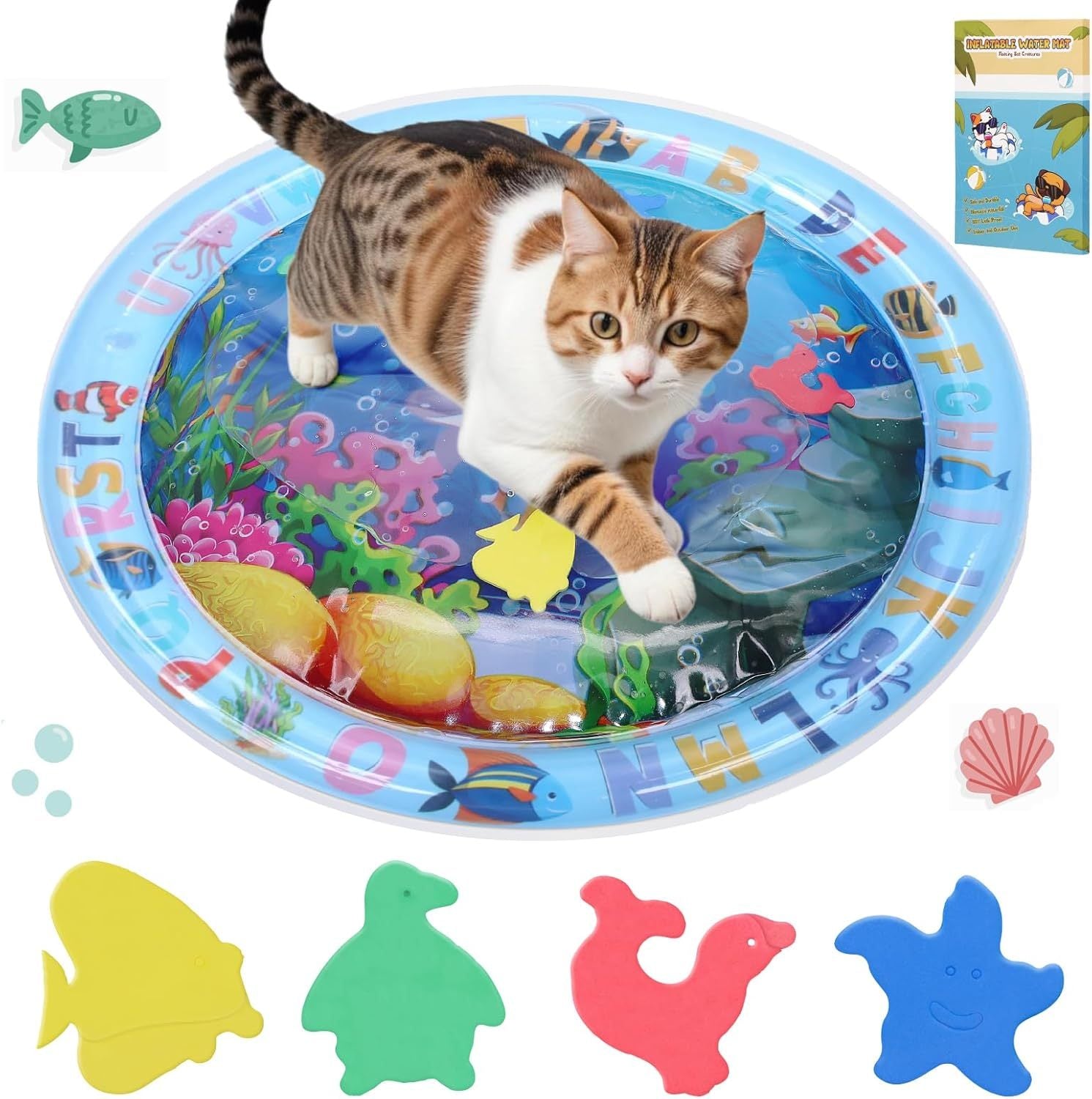 Water Sensory Playmat For Cats Toy